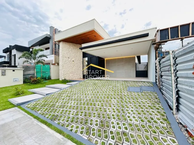 Casa moderna à venda no Alphaville Terras 2 | Eusébio - Fortaleza