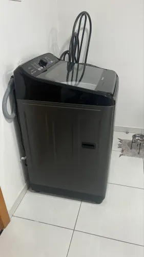 Lava roupas 12kg Panasonic preta