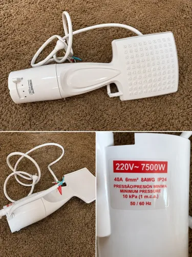 Ducha Lorenzetti 220V 7500W.