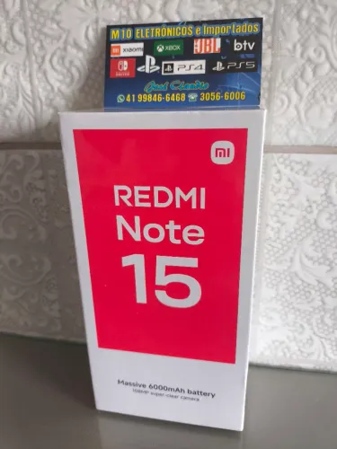 LANÇAMENTO XIAOMI NOTE 15 256GB NOVO LACRADO
