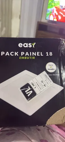 Kit 10 Painel led plafon embutir