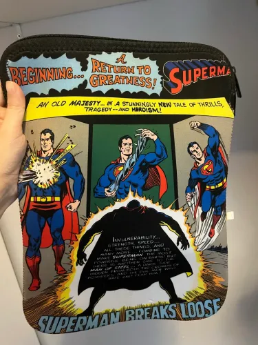 Capa de Neoprene para Notebook 15,6 polegadas do Superman