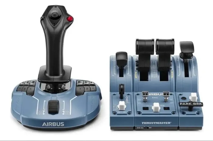 Joystick Thrustmaster Tca Captain Pack Airbus Azul