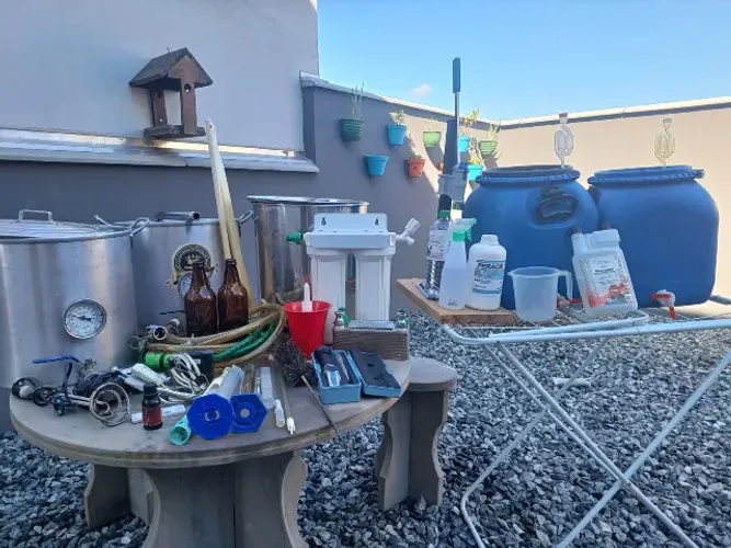 Kit completo para fabricação de cerveja artesanal
