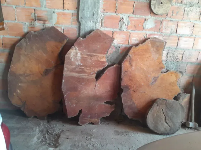 Peça de jaqueira para mesa valor = 2,5000