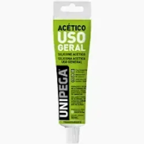 Silicone 50G Acético Incolor/Transparente  Unipega