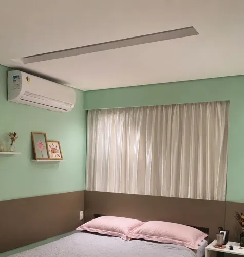 2 Cortinas em Shantung Branco 1,05m x 1,34m Cada