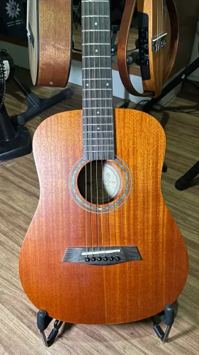 Violão Seizi Baby Tokyo Mahogany Eletroacústico Aço 