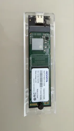 SSD NVMe ADATA 512gb 500gb (com case USB C para usar externo)