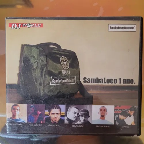 CD DJ World SambaLoco 1 Ano Drum N Bass Trama 2000