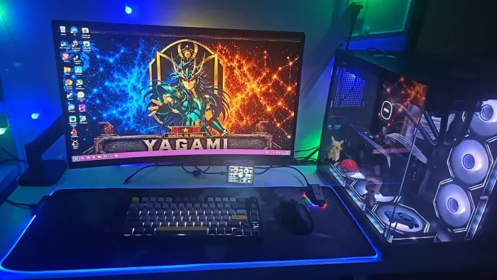 Pc gamer completo r5 5600x + 7600 8gb