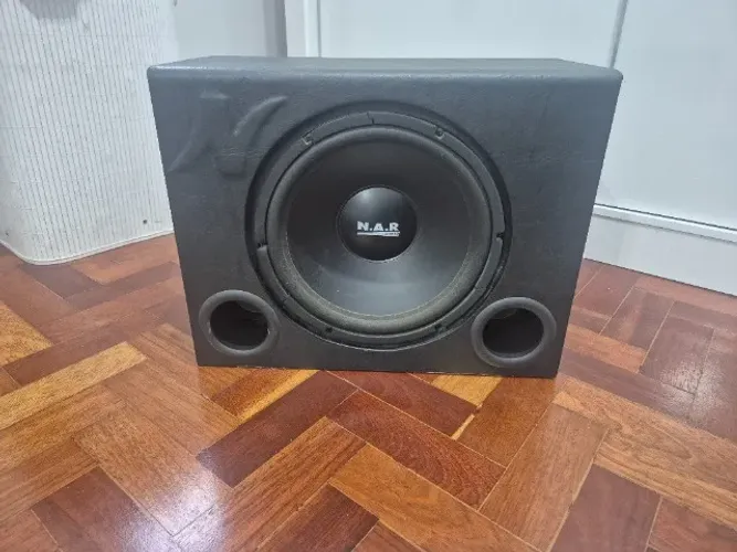 Caixa Sub Woofer Duplo duto Paletada + Nar 12 (pura qualidade)