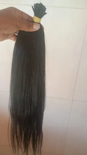 Cabelo humano 55 cm 90 gm 