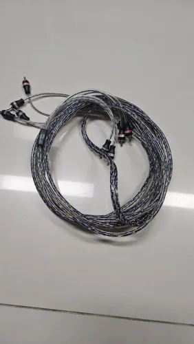 Cabo RCA 4 vias automotivo 5m