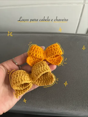 Laços de crochê 
