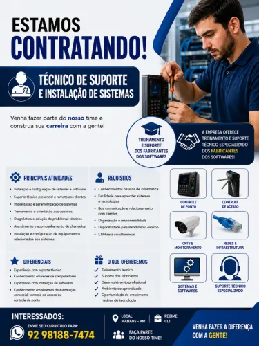 Suporte Técnico e Instalação de Sistemas