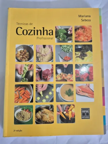 Livro Técnicas de cozinha profissional Senac