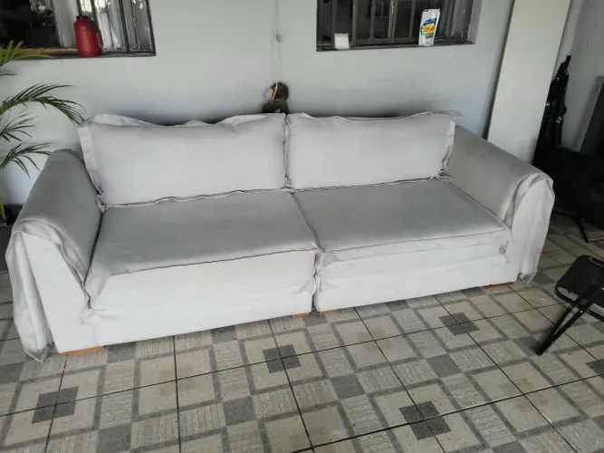 Vendo sofá de linho