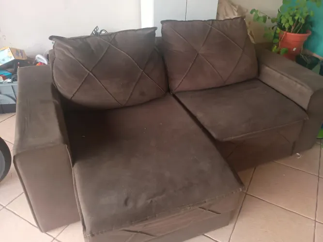 Sofá retrátil 2 lugares