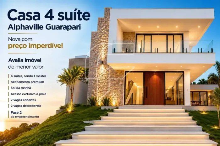 Imóvel para venda possui 628 metros quadrados com 4 quartos em Praia do Morro - Guarapari