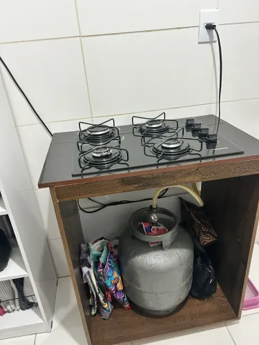 Fogão cooktop + armário balcão