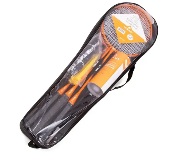 Kit Badminton VOLLO ( possui 4 raquetes, 1 rede, 3 petecas)