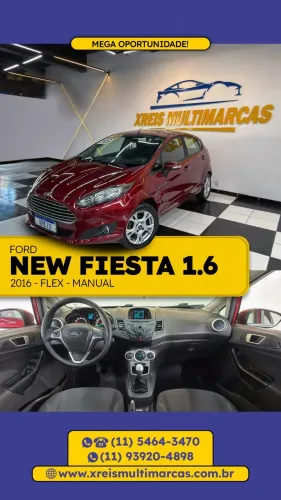 Ford Fiesta 1.6 16V Flex Mec. 5P 2016