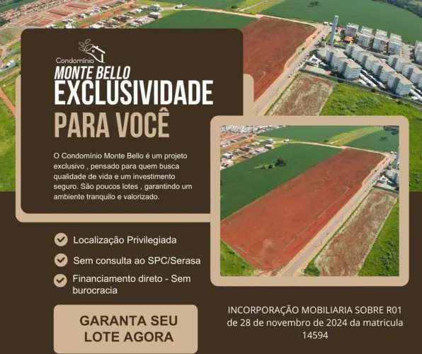 Terreno à venda, Condomínio Monte Bello, Cosmópolis, SP