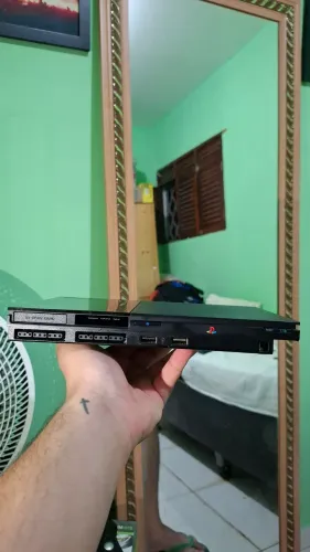 PS2 completo e com vários jogos