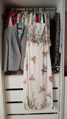 Vestido longo floral