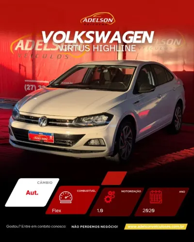 Volkswagen Virtus Highline 200 TSI 1.0 Flex 12V AUT 2020