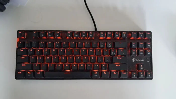 Teclado Mecânico Switch Blue, OEX GAMING