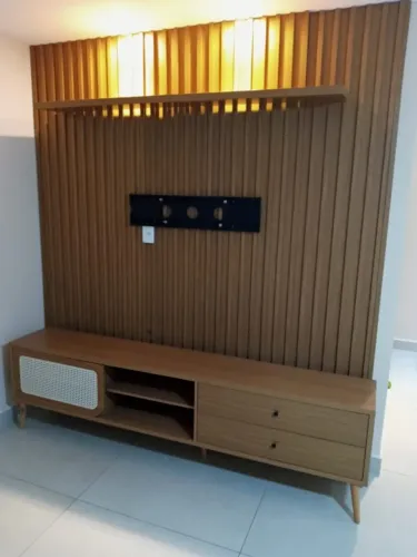 Rack e painel para sala de estar oportunidade