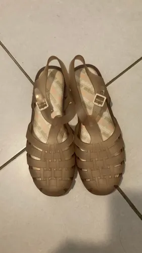 sandália melissa bege 39/40