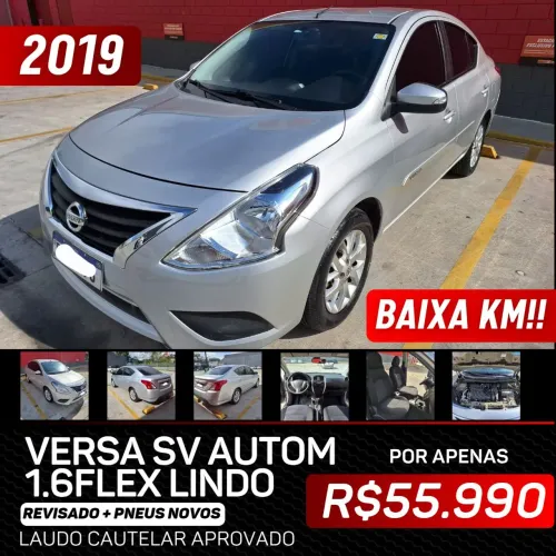 Nissan Versa SV 1.6 16V Flexstart 4P Aut. 2019