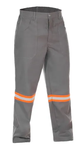 CALÇA DE BRIM CINZA COM REFLETIVO TAM XG NR10