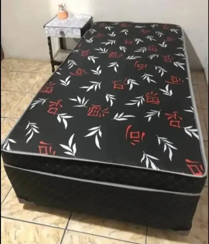 Cama Box de mola solteiro Novo