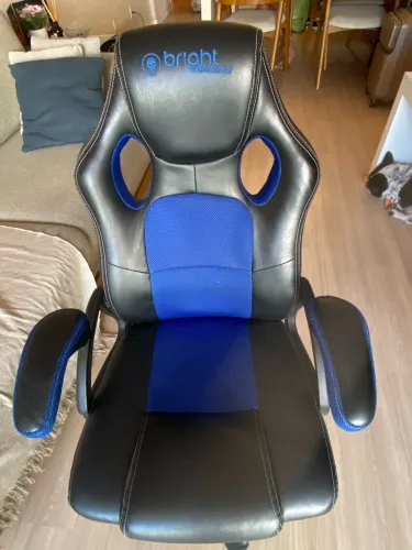 CADEIRA GAMER BRIGHT GAMERS AZUL NOVA!!
