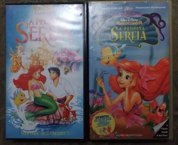Fitas VHS A Pequena Sereia