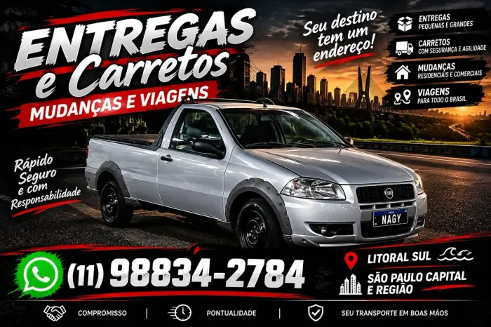 Entregas e mudanças