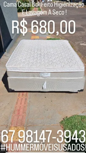 Vende - Se Cama Casal Box Feito Higienização E Lavagem A Seco !