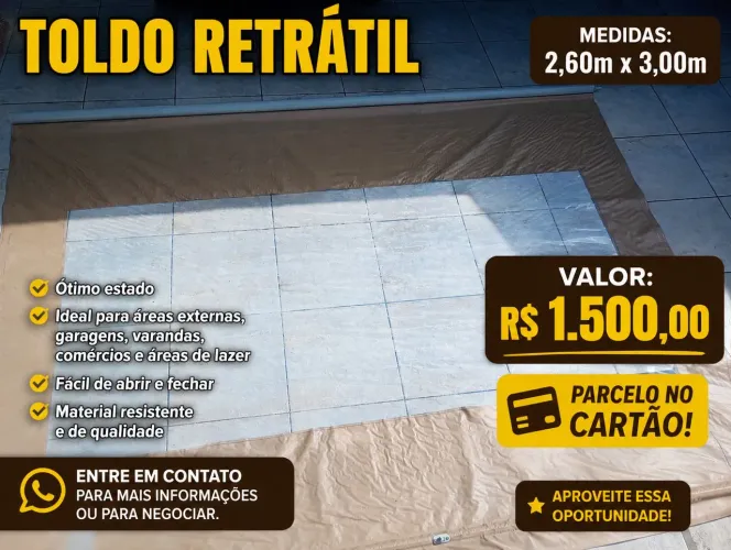 Toldo retrátil