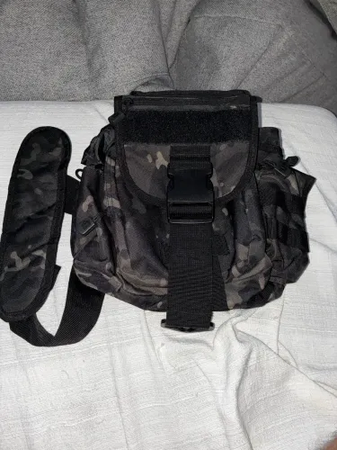 Bolsa Masculina Camuflada preta