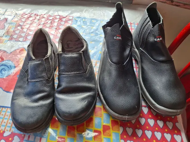 Botas de segurança.
