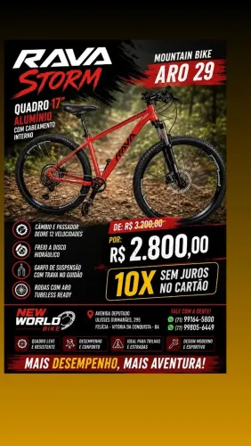 Bicicleta Rava 12 velocidades