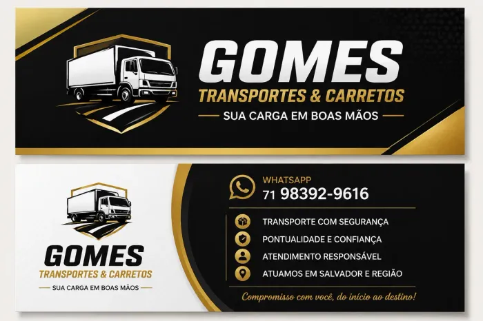 Gomes transportes e carretos 