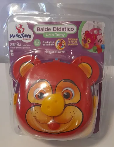 Balde didático Urso 