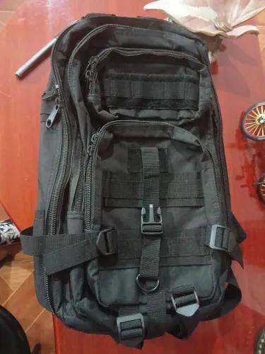 Mochila Tática Militar 40L Preta Impermeável