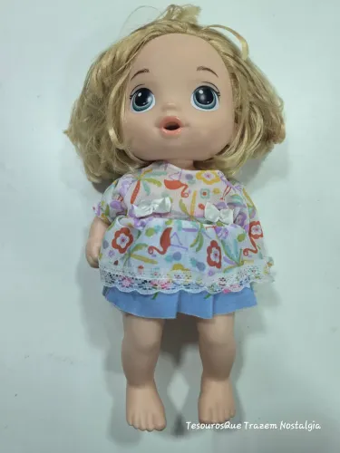 Boneca Baby Alive Loira com Cabelo Hasbro