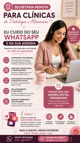 Precisando de ajuda com a sua agenda, vendas e clientes?